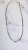 Festival necklace - ombre pyrite