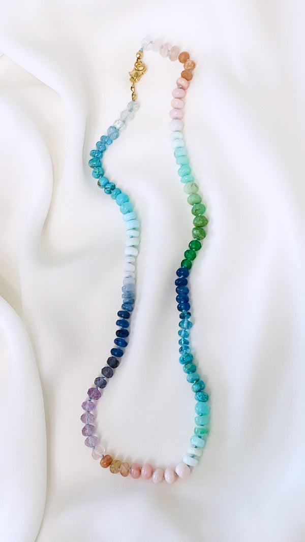 Pacific rainbow necklace