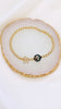Stretch pearl x charm bracelet - 3mm