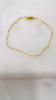 14K Paperclip bracelet