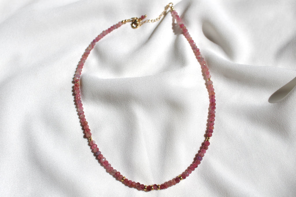 Tourmaline layering necklace