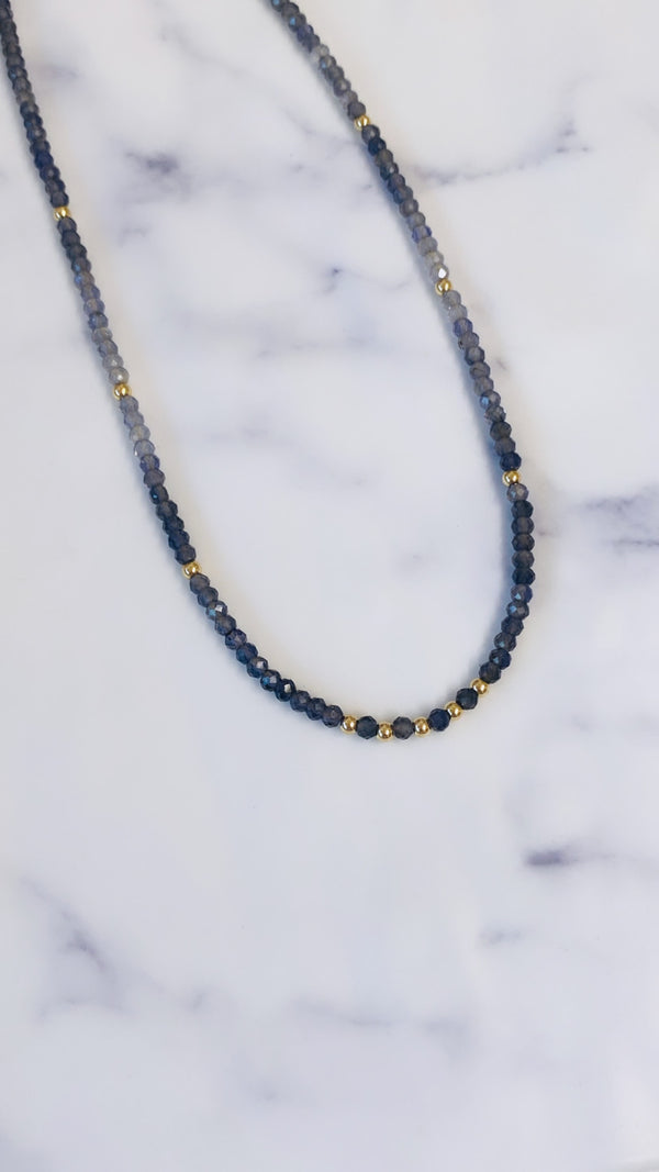 Iolite Layering necklace
