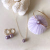 Purple Edison Pearl Bangle