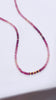 Raspberry ombré necklace