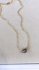 Tahitian Keshi choker necklace